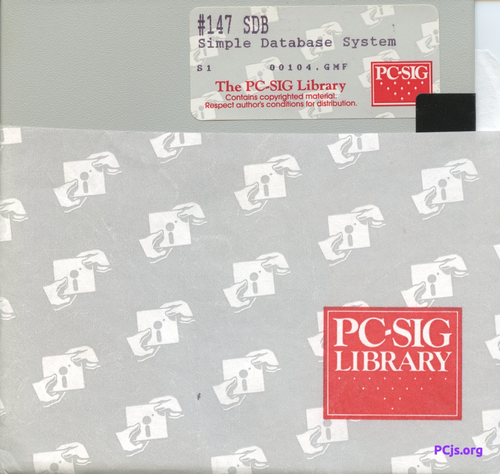 PC-SIG Library Diskette