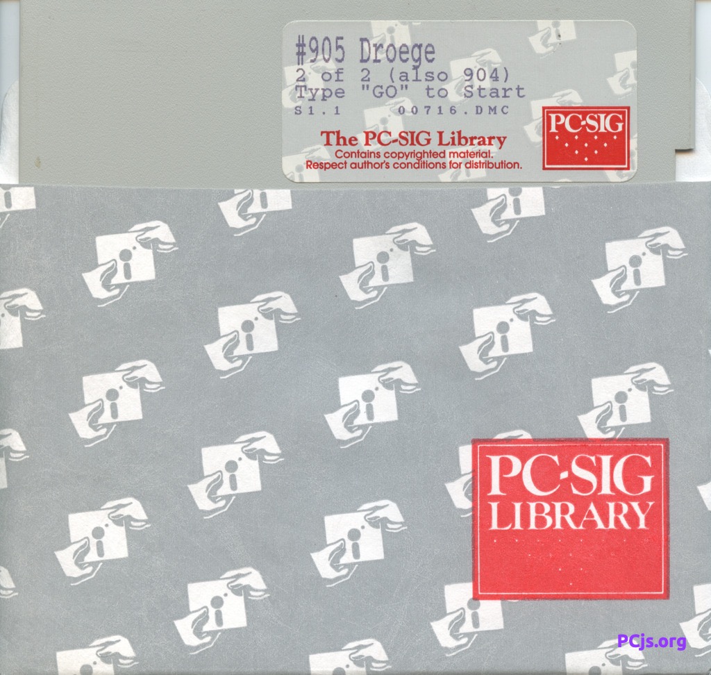 PC-SIG Library Disk #0905