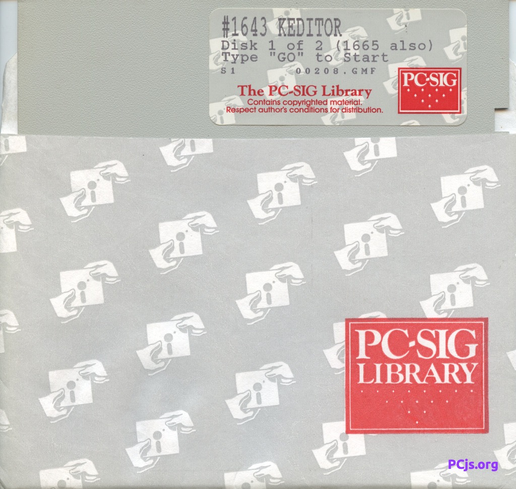 PC-SIG Library Disk #1643