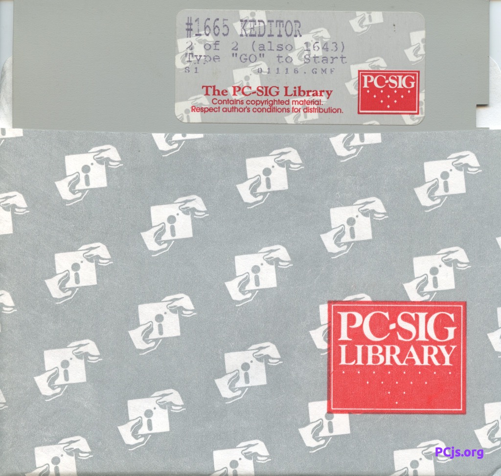 PC-SIG Library Disk #1665