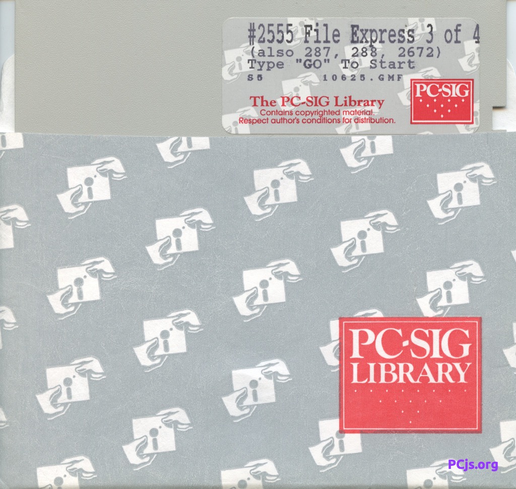 PC-SIG Library Disk #2555